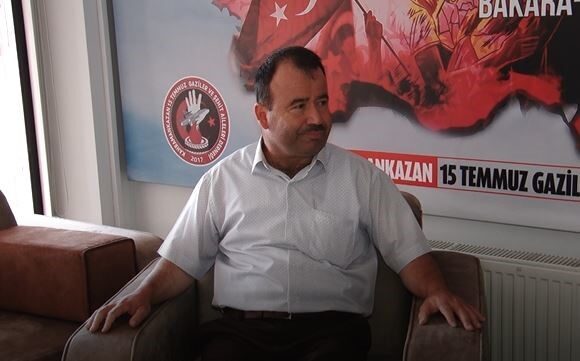 15 Temmuz Gazisi ve İmam Erdal Bükecik, "Akıncı Üssü’ne giderken