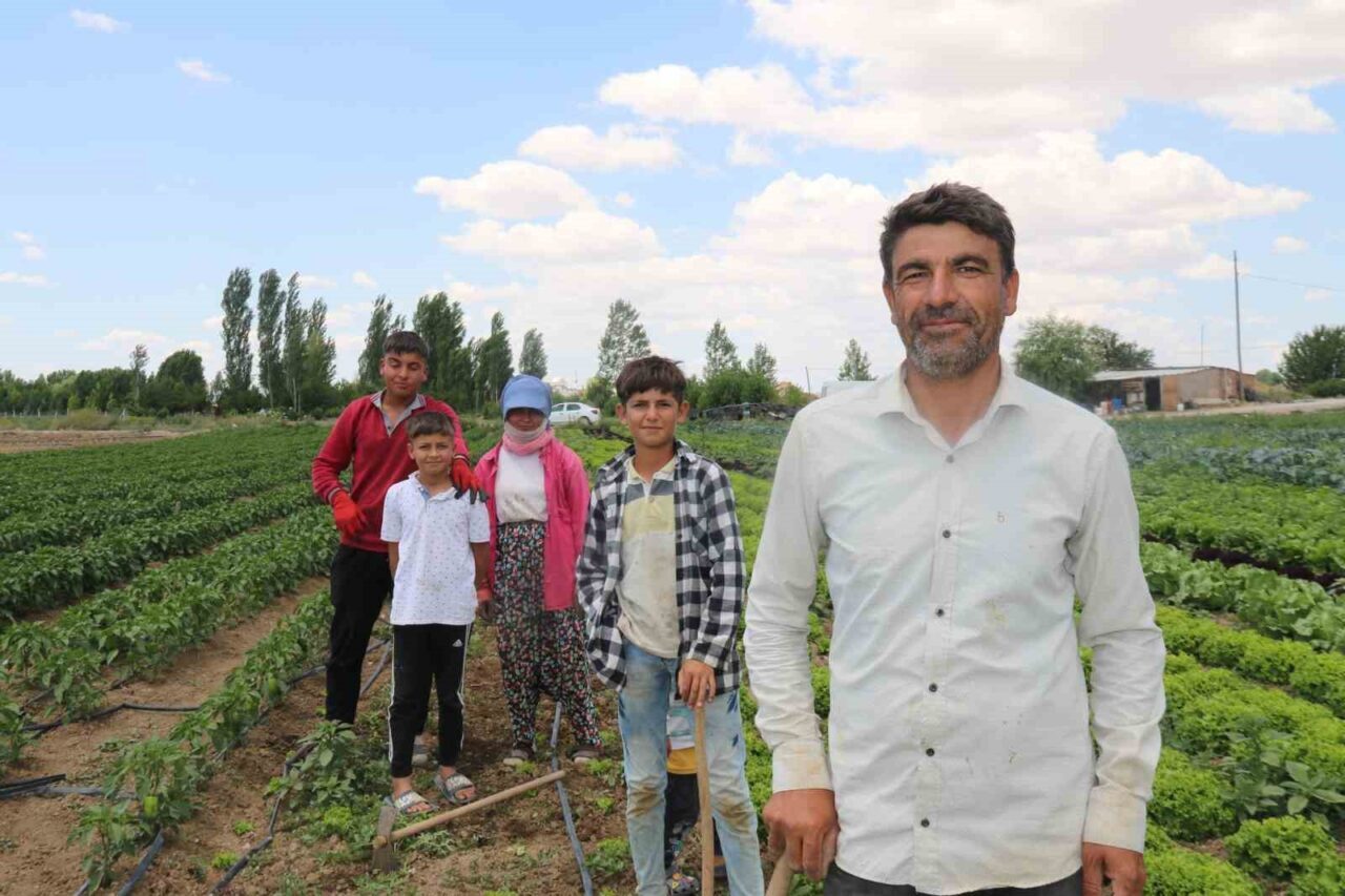 Eskişehir’de sıcaklıkların 40 derecelere kadar yükseldiği günlerde mevsimlik tarım işçilerinin