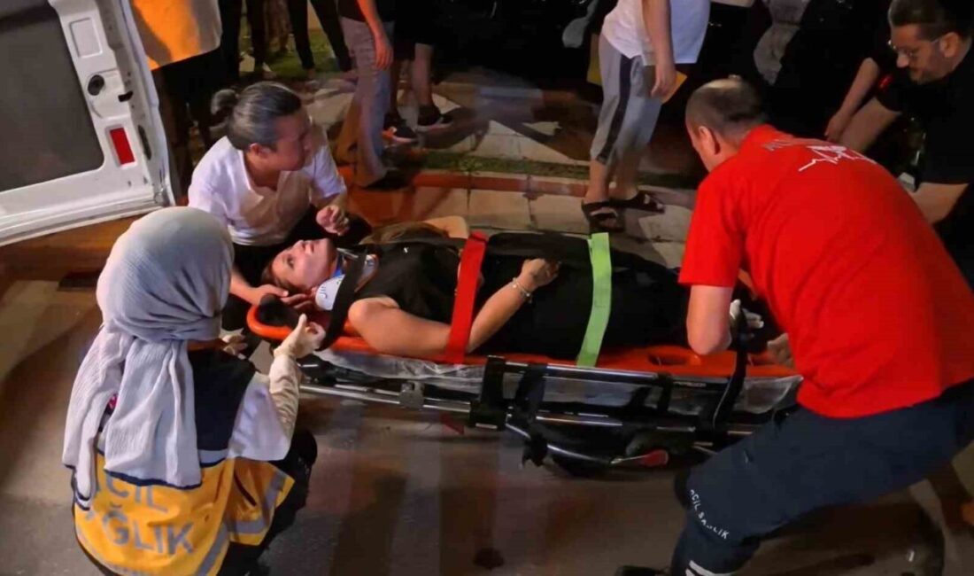 Aksaray’da 2 otomobilin çarpışması sonucu meydana gelen trafik kazasında 1