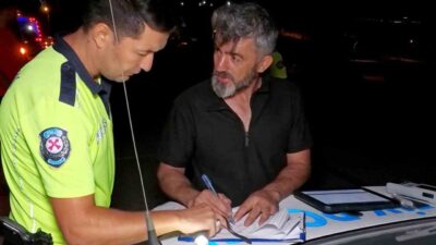 Aksaray’da yasal sınırın 4 katı üzerinde alkol alıp direksiyon başına