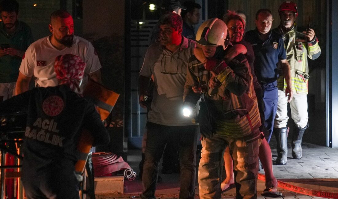 Başkent Ankara’nın Çankaya ilçesi Yaşamkent semtinde 26 katlı bir binada