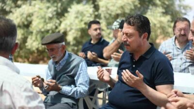 Ankara’nın Beypazarı ilçesinde vatandaşlar kurak geçen mevsim nedeniyle yağmur duası