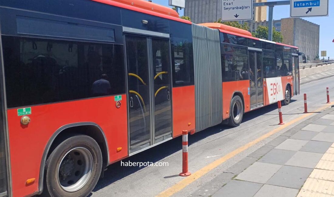 Başkent Ankara'nın Sincan ilçesi Yenikent semtinde büyükşehir belediyesine ait EGO
