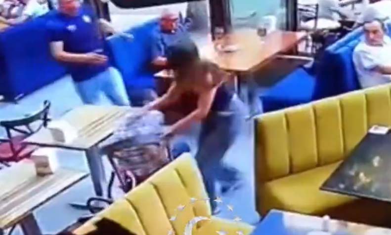 Başkent Ankara’da yaşandığı iddia edilen ve sosyal medyada paylaşılan görüntüde,