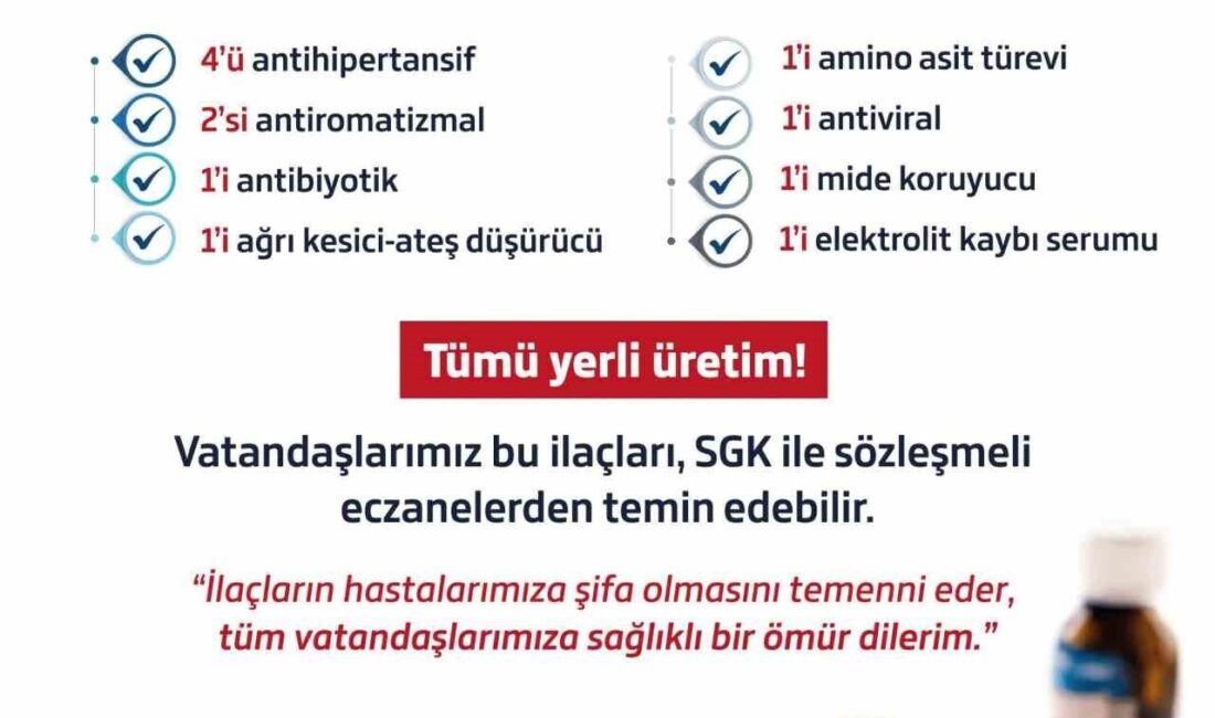 Çalışma ve Sosyal Güvenlik Bakanı Vedat Işıkhan, tamamı yerli üretim