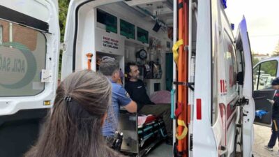 Eskişehir’de binayı ateşe vermeye kalkışan alkollü şahıs, hem polise hem
