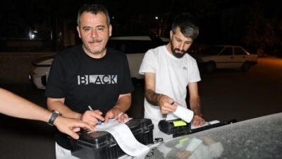 Aksaray’da polisin "dur" ihtarına uymayıp kaçan sürücü kameralara da yansıyan