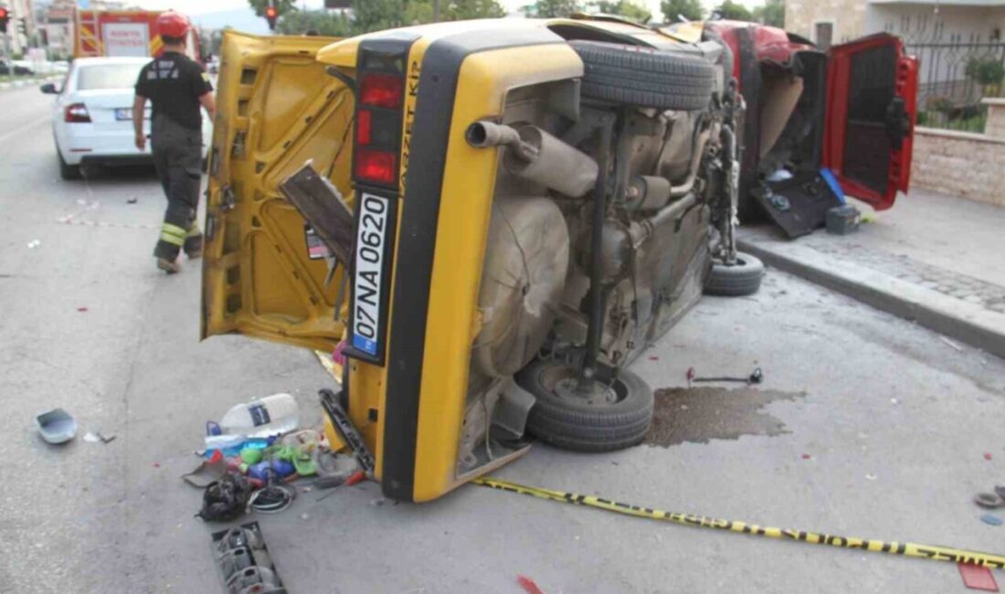 Konya’nın Beyşehir ilçesinde, şehrin en işlek caddesinde makas atarak seyreden