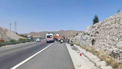 Niğde-Adana Otoyolu’nda meydana gelen trafik kazasında 2’si ağır 6 kişi