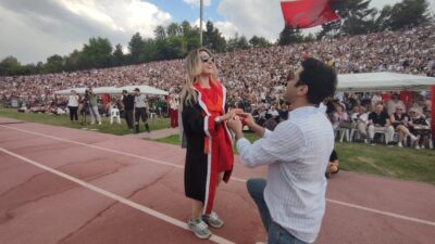 Başkent Ankara'da, ODTÜ 2024-2025 akademik yılı mezuniyet töreni, üniversite yerleşkesi