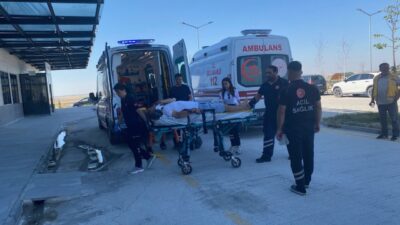 Ankara-Niğde Otobanı Konya’nın Kulu Gişeleri yanında otomobilin takla atması sonucu