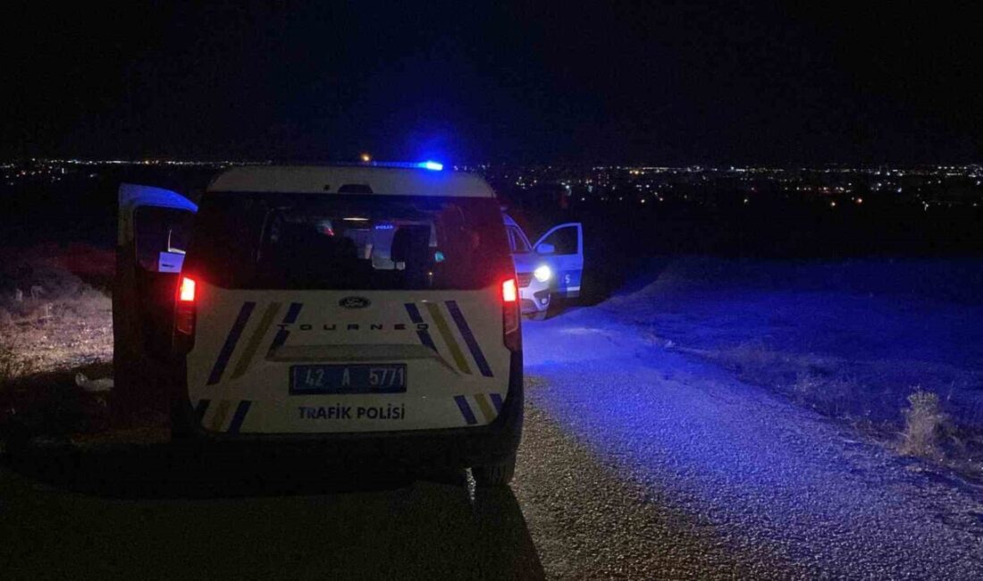 Konya’da polis ekiplerinin dur ihtarına uymayarak kaçan alkollü sürücü uzun