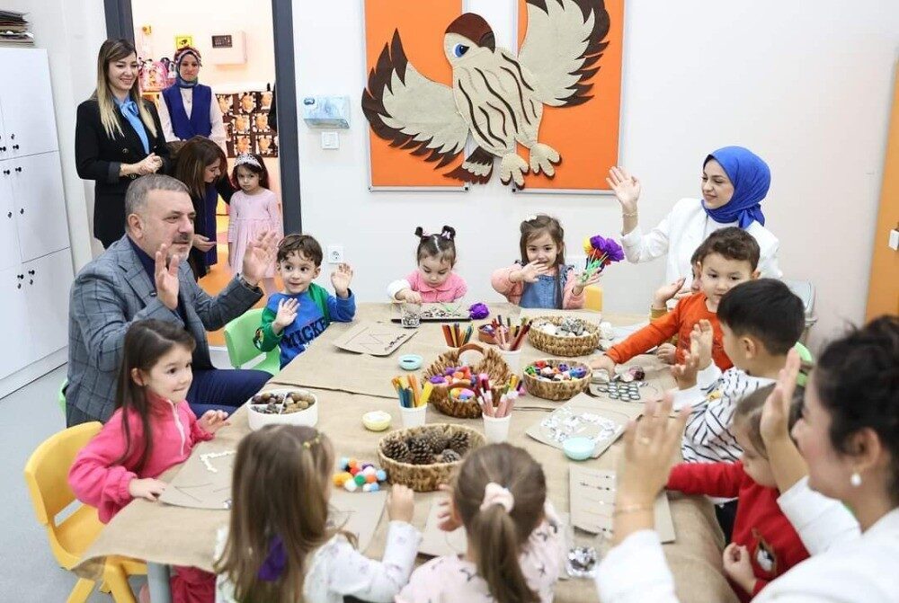 Ankara'nın ilçesi Sincan Belediyesi bünyesinde hizmet veren kreşlerde 2025-2026 eğitim-öğretim