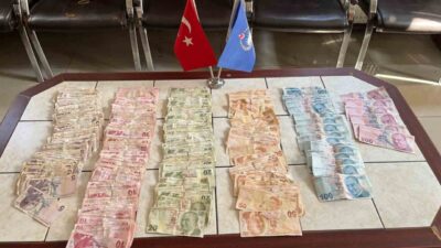 Yozgat’ın Sorgun ilçesinde zabıta ekiplerince yakalanan bir dilencinin üzerinden 7