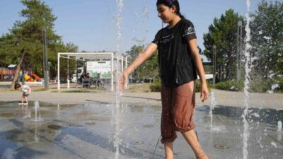 Kırıkkale’de hava sıcaklıkları mevsim normallerinin üzerine çıkarak 40 derecenin üzerine