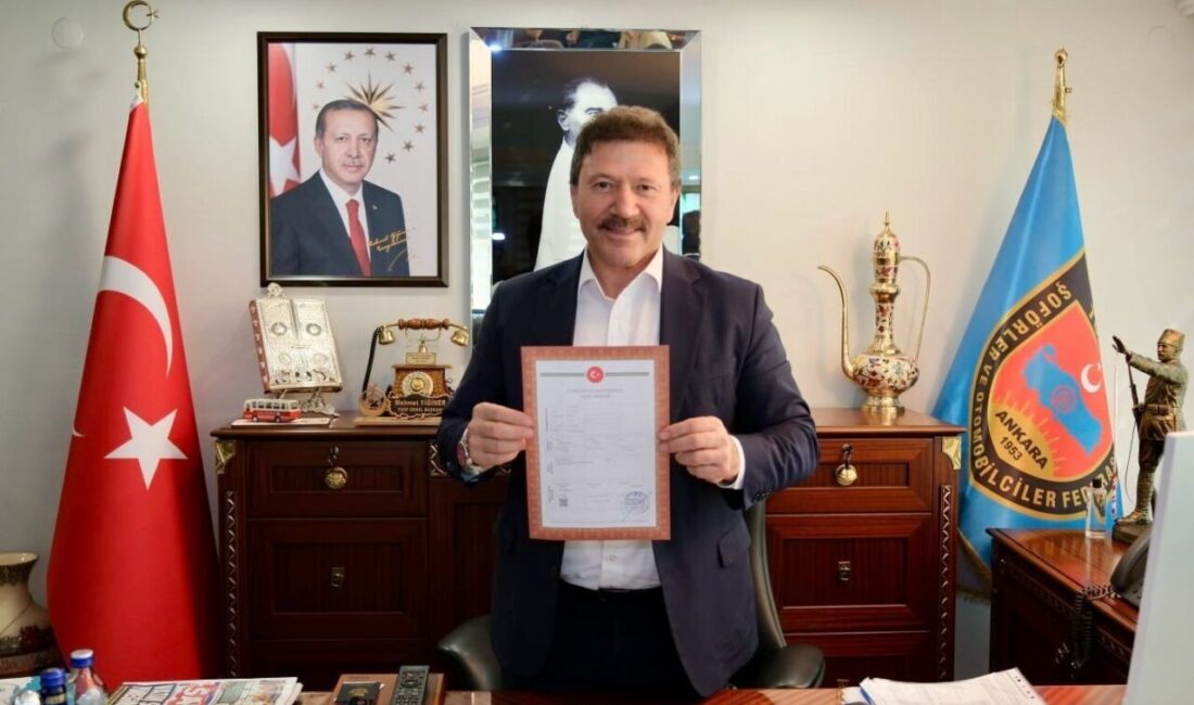 Ankara'da, Türkiye Şoförler ve Otomobilciler Federasyonu (TŞOF) kurumsal kimliğini güçlendirmek,