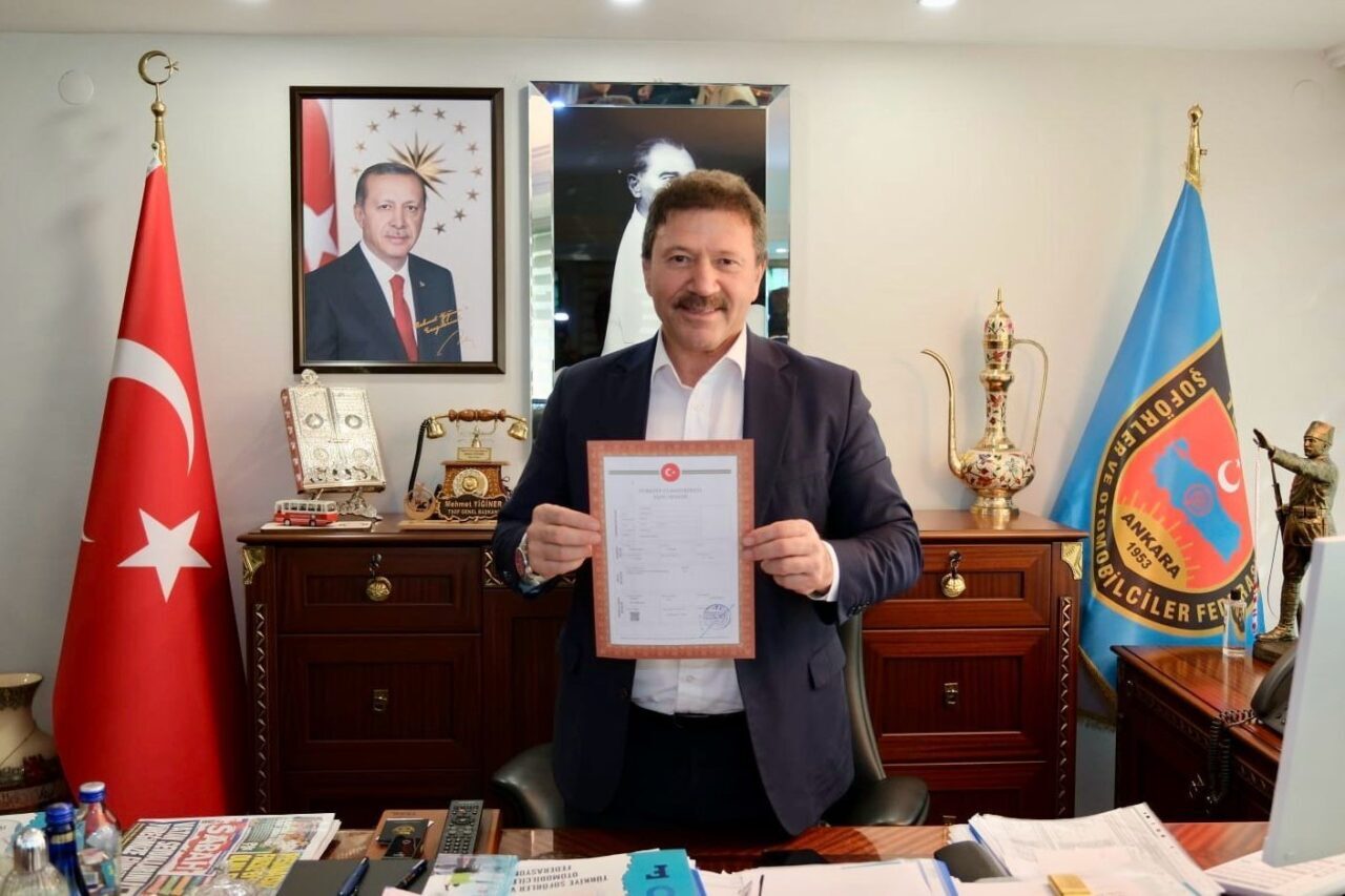 Ankara'da, Türkiye Şoförler ve Otomobilciler Federasyonu (TŞOF) kurumsal kimliğini güçlendirmek,