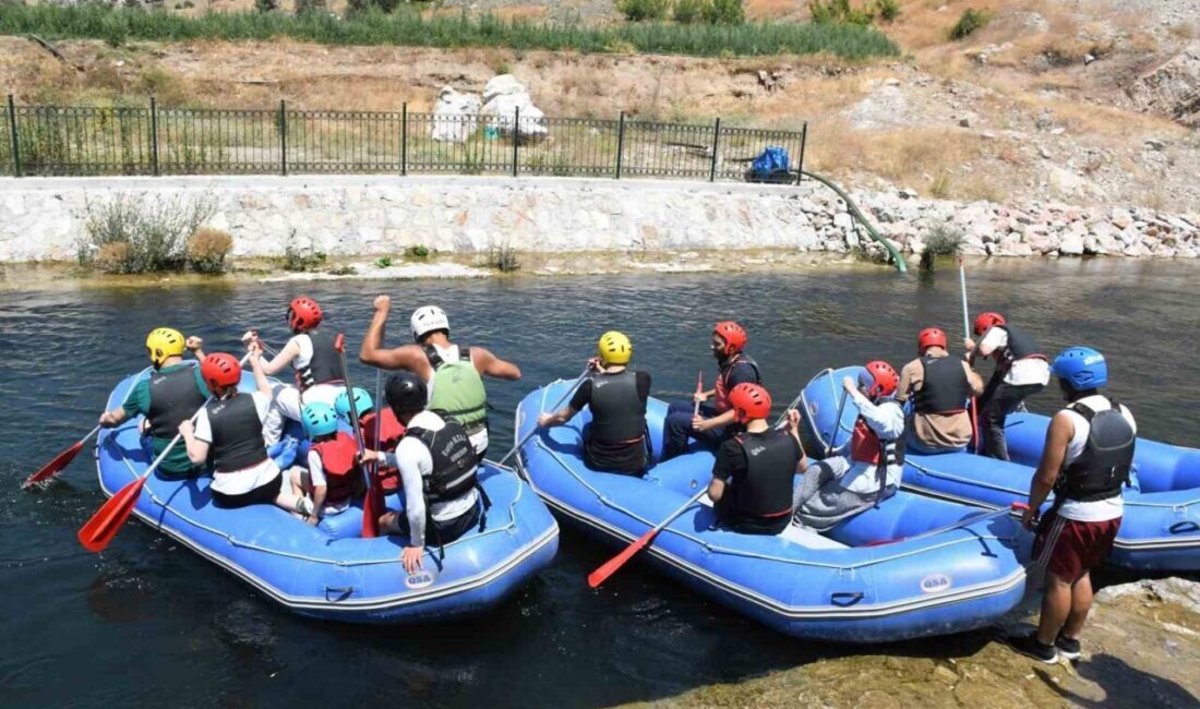 Yozgat’ın Çekerek ilçesinde kurulan ve Türkiye’nin ilk yapay rafting parkuru