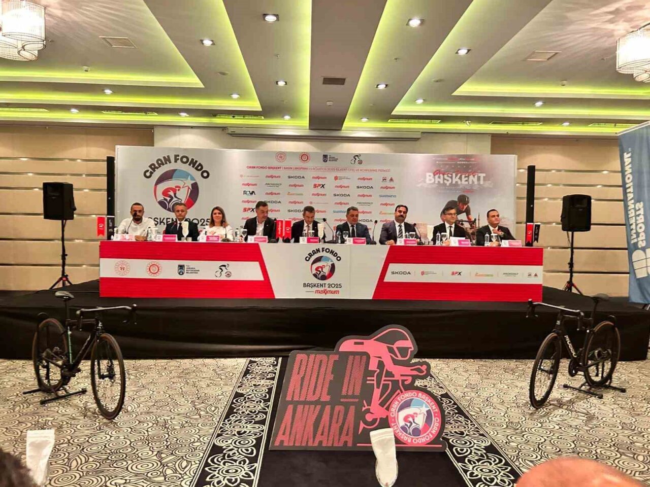 Ankara’da düzenlenecek olan Maximum Gran Fondo Başkent bisiklet yarışının lansmanı