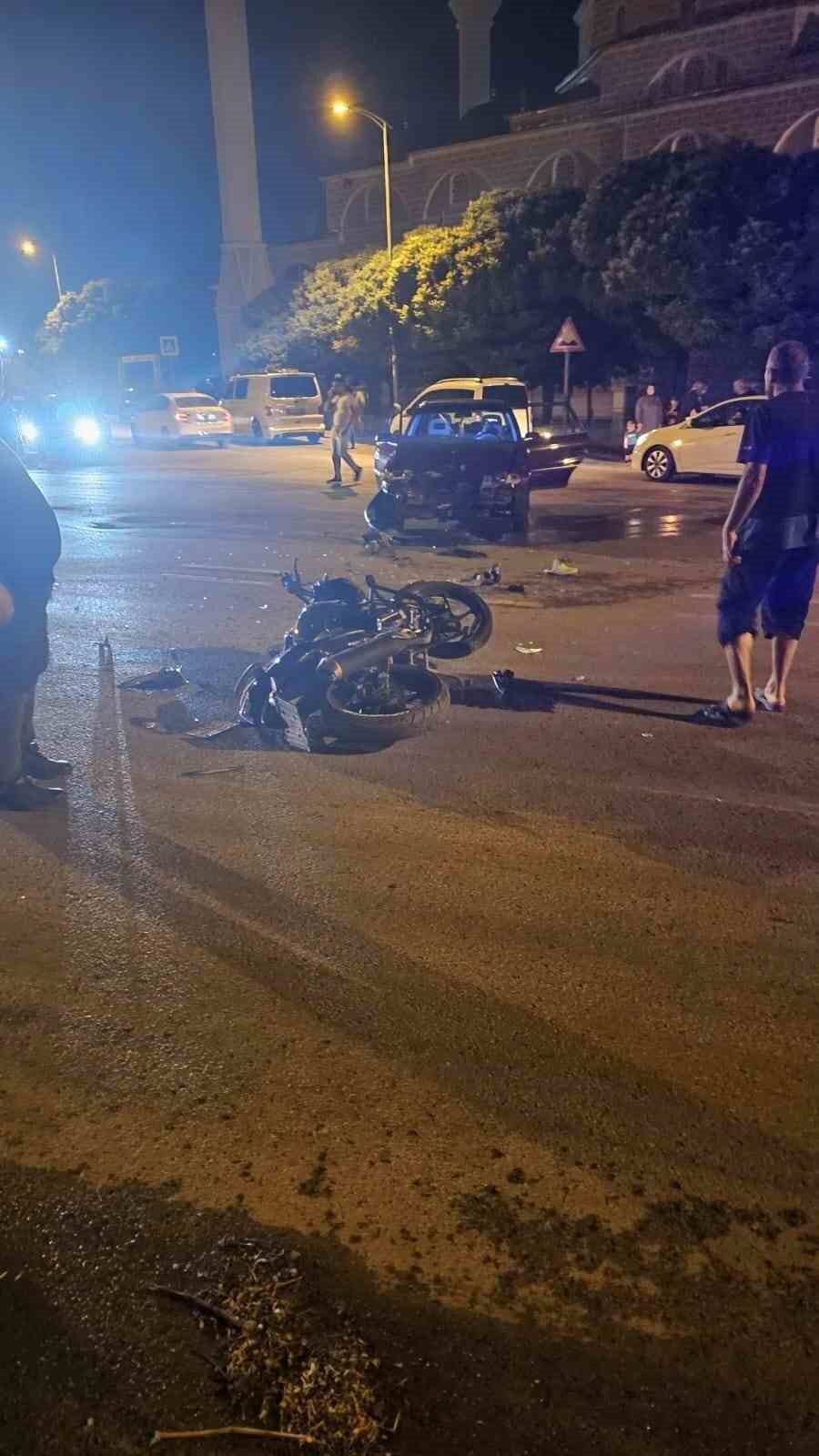 Başkent Ankara’da motosiklet ile otomobilin çarpıştığı kazada 1 kişi hayatını