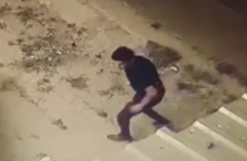 Ankara’nın Etimesgut ilçesinde bir şahsın köpeğe uyguladığı şiddet anları güvenlik