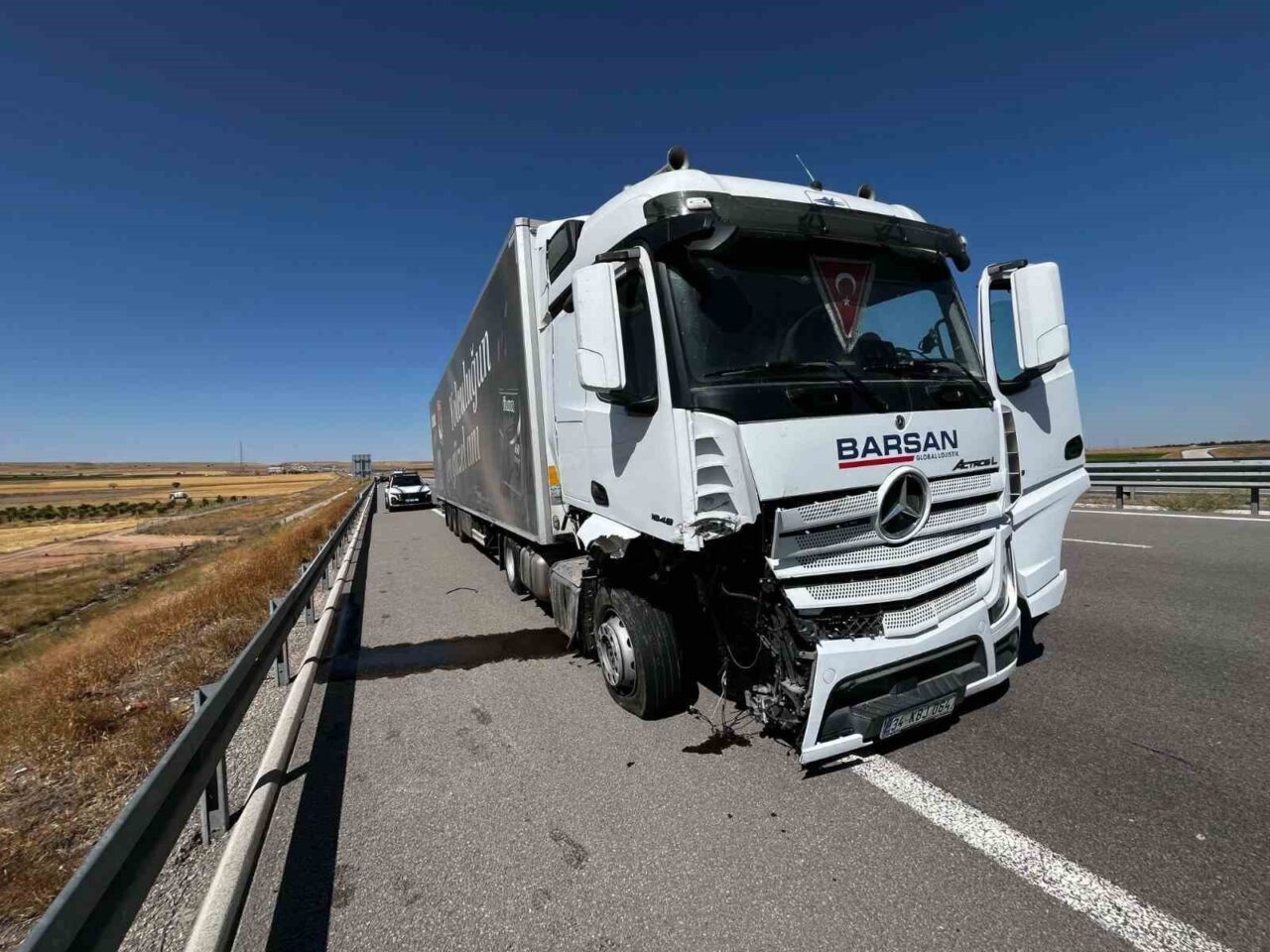 Ankara-Niğde Otoyolu Pınarcık mevkiinde meydana gelen trafik kazasında 1 kişi
