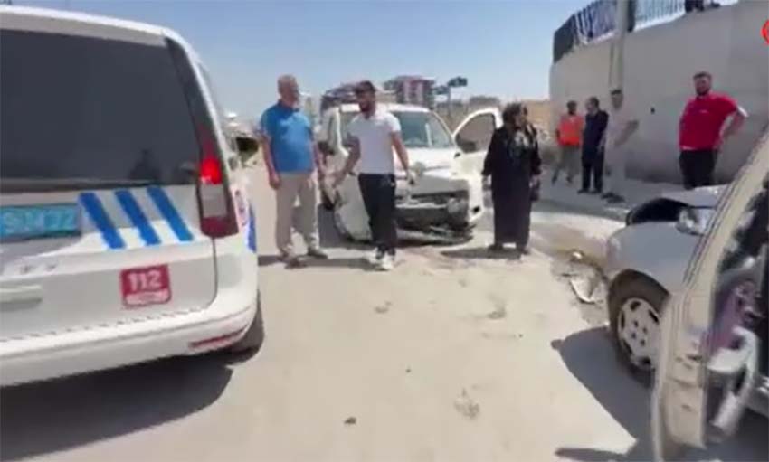 Başkent Ankara’da ters yöne giren otomobil kazaya sebep oldu. Kazada