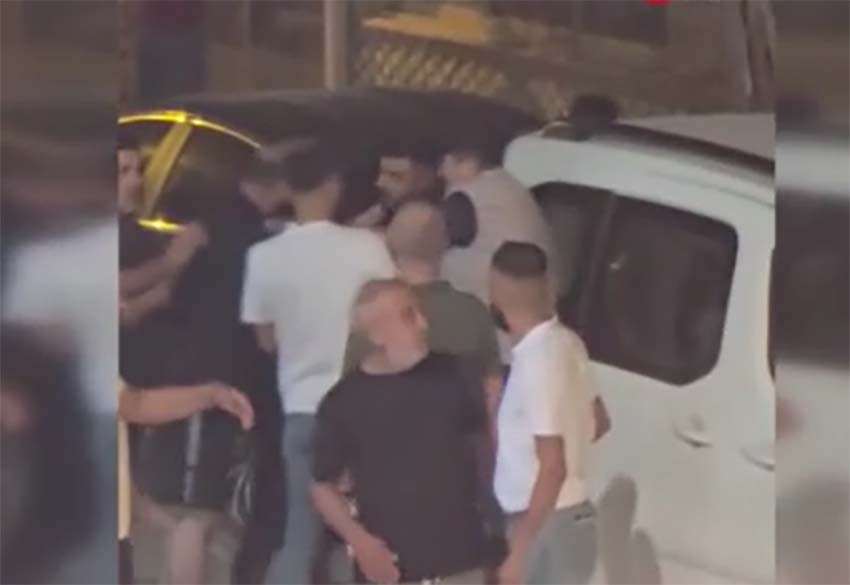 Ankara’nın Polatlı ilçesinde trafikte drift yaptığı iddia edilen şahıslar ile