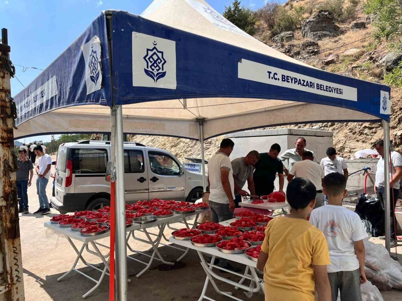 Ankara’nın Beypazarı ilçesinde birlik ve beraberliğin sağlanması için mevlit programı