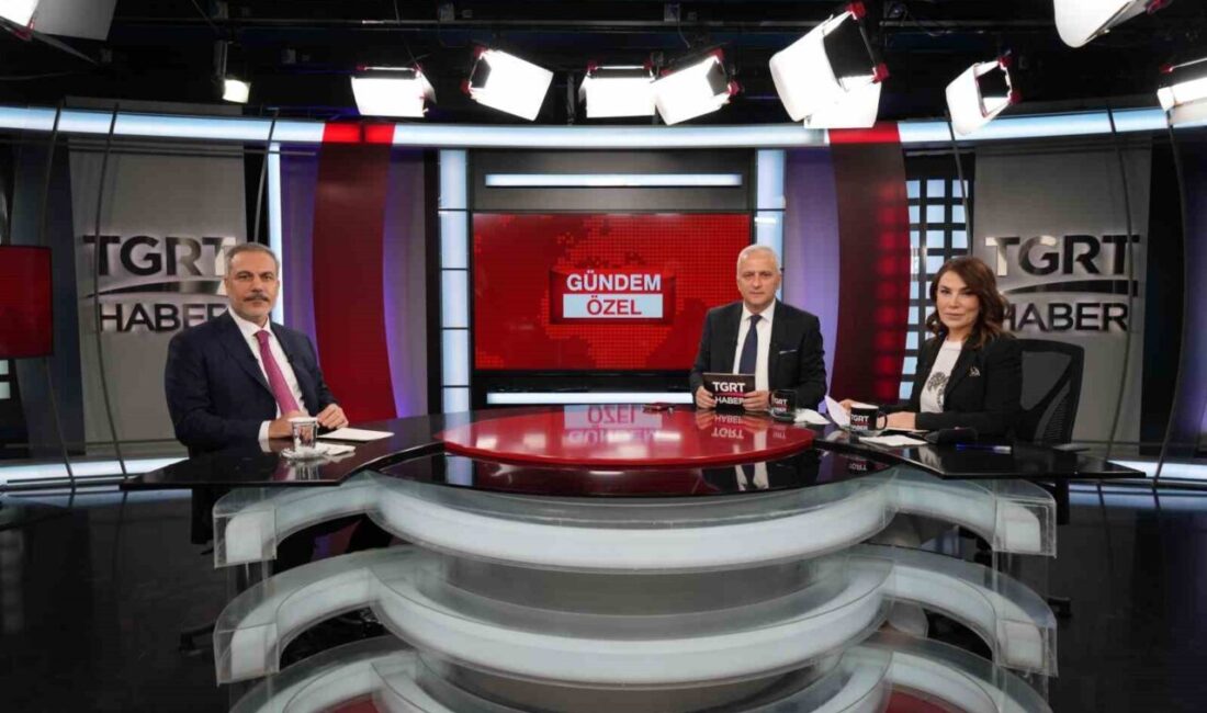Dışişleri Bakanı Hakan Fidan, TGRT Haber’de Gündem Özel programında Türkiye