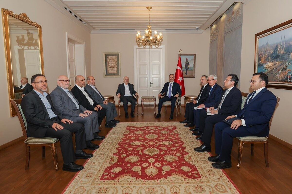 Dışişleri Bakanlı Hakan Fidan, Hamas Şura Meclisi Başkanı Muhammed Derviş