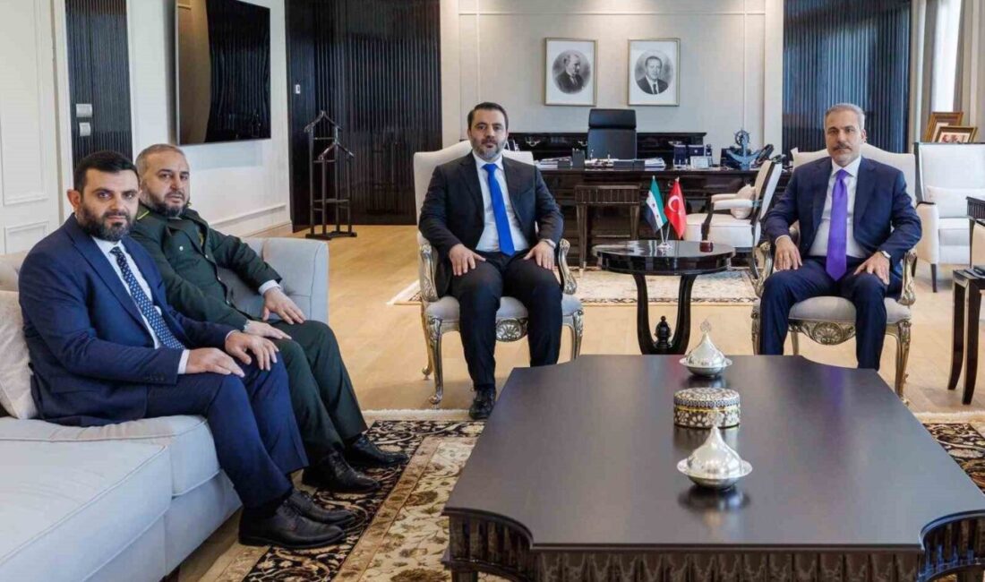 Dışişleri Bakanı Hakan Fidan, Suriye Dışişleri Bakanı Esad Hasan Şeybani,