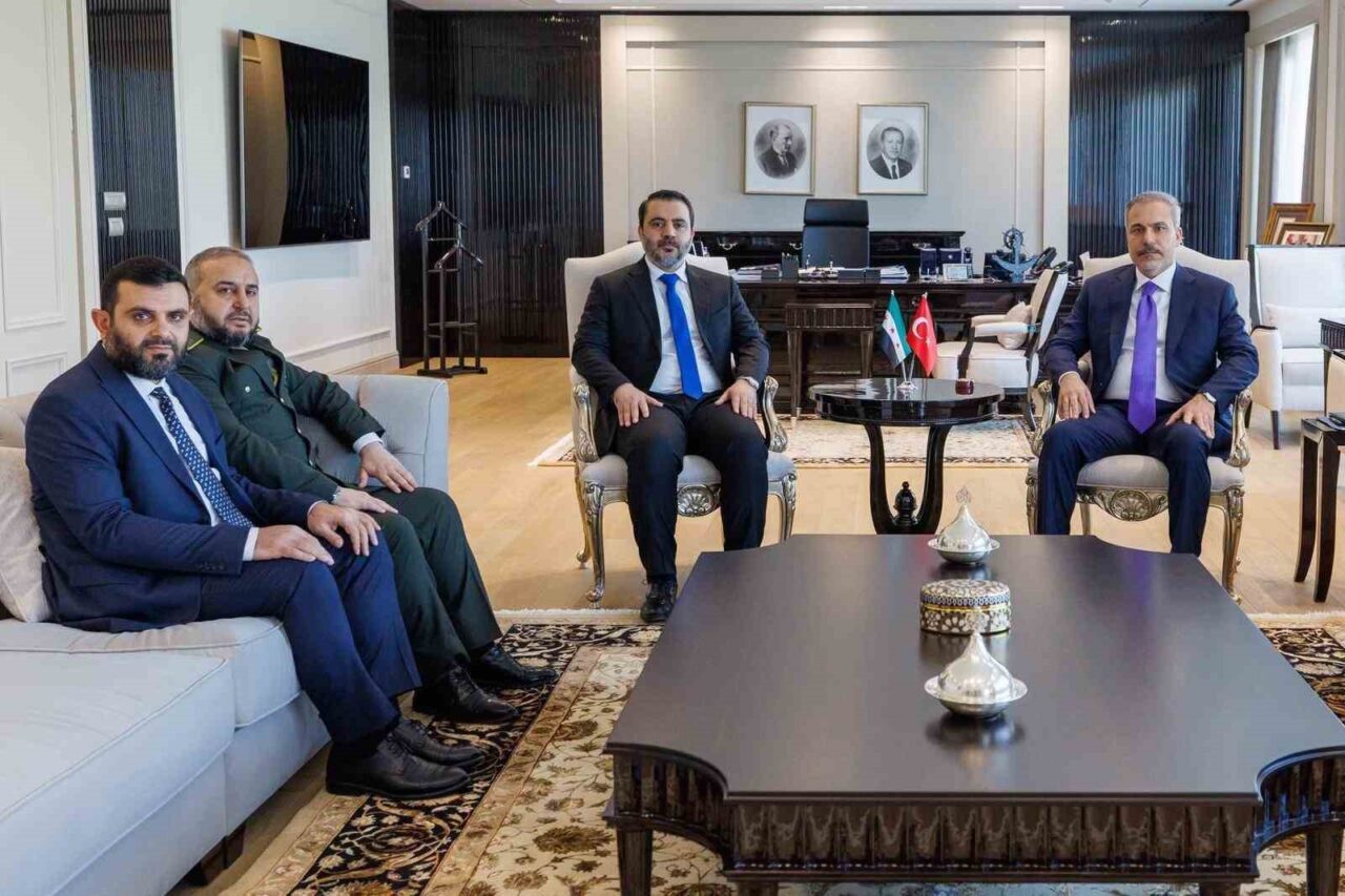 Dışişleri Bakanı Hakan Fidan, Suriye Dışişleri Bakanı Esad Hasan Şeybani,