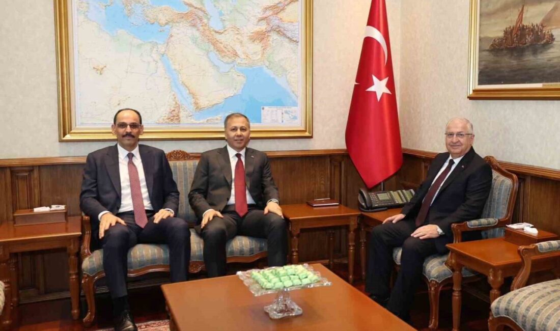 İçişleri Bakanı Ali Yerlikaya ve Milli İstihbarat Teşkilatı (MİT) Başkanı