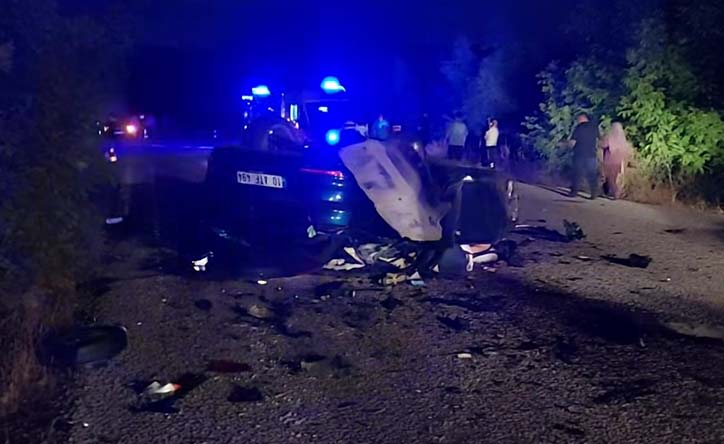 Çanakkale’nin Yenice ile Çan ilçeleri arasındaki karayolda meydana gelen trafik