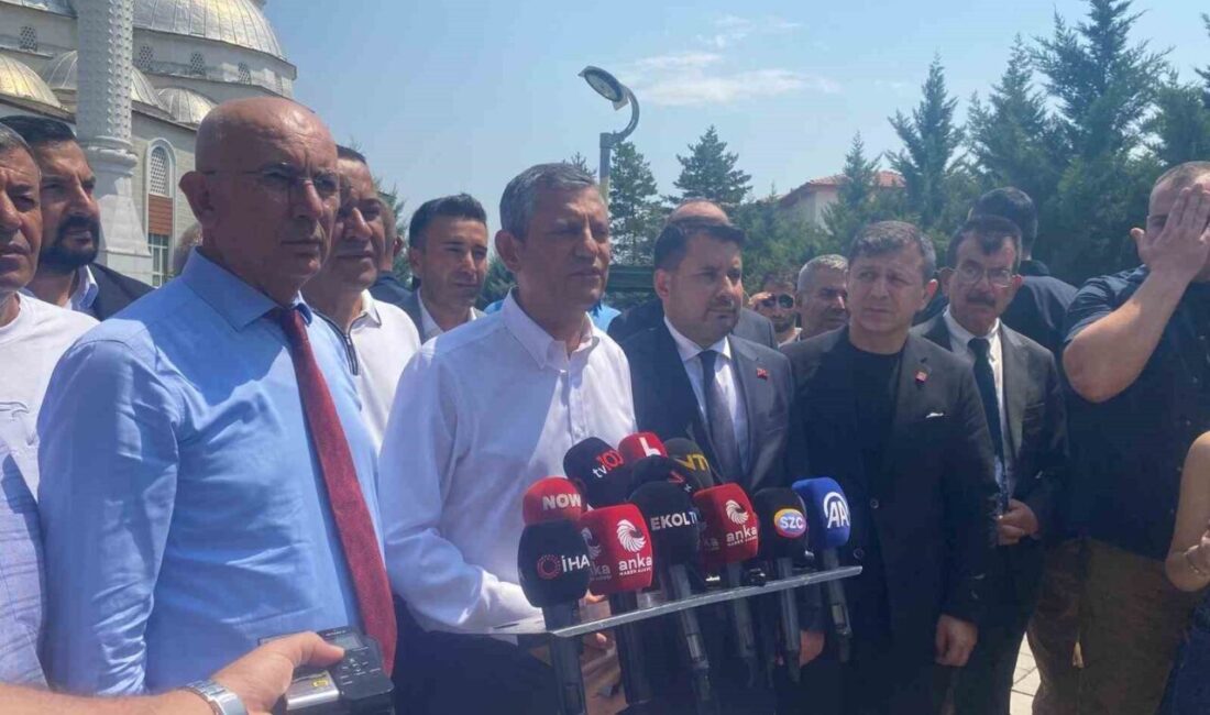 CHP Genel Başkanı Özgür Özel, Ankara’nın Kahramankazan ilçesinde Türk Havacılık