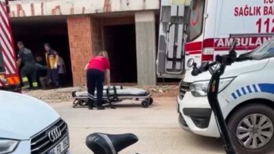 Eskişehir’de inşaat halindeki binada dengesini kaybederek asansör boşluğuna düşen bir