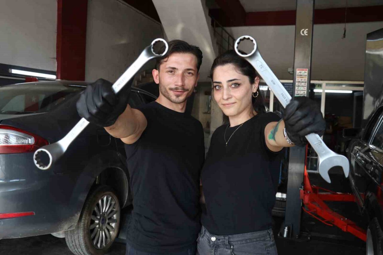 Sivas’ta yaşayan Sümeyra Yıldırım, eşi Hüseyin Yıldırım’ın yanında başladığı motor