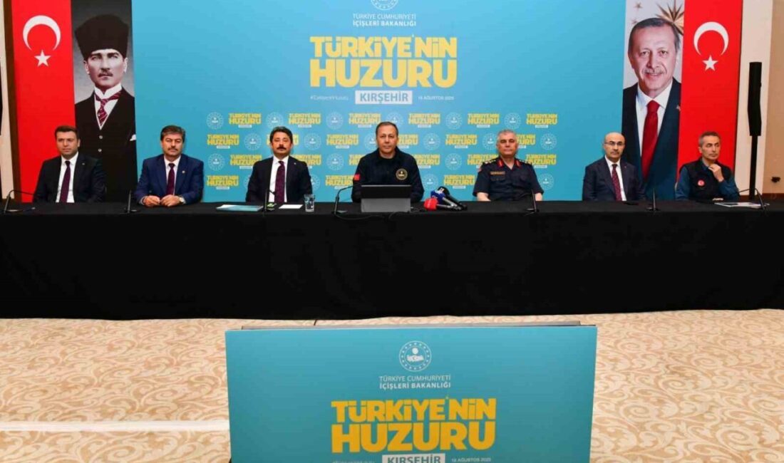 İçişleri Bakanı Ali Yerlikaya, "İçişleri Bakanlığı, suç ve suçluyla mücadelenin