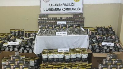 Karaman’da jandarma ekipleri tarafından yapılan asayiş, narkotik ve trafik uygulamalarında