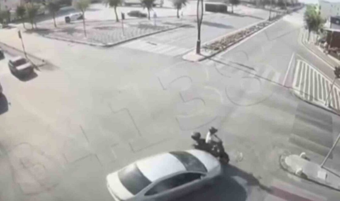 Karaman’da bir otomobilin kavşakta motosiklete çarparak sürücüsünün ölümüne sebep olduğu