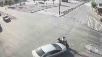 Karaman’da bir otomobilin kavşakta motosiklete çarparak sürücüsünün ölümüne sebep olduğu
