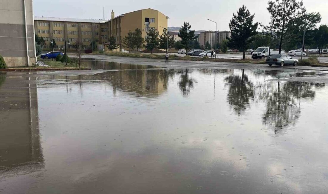 Sivas’ta etkili olan kavurucu sıcaklar yerini sağanak yağmur ve taşkınlara