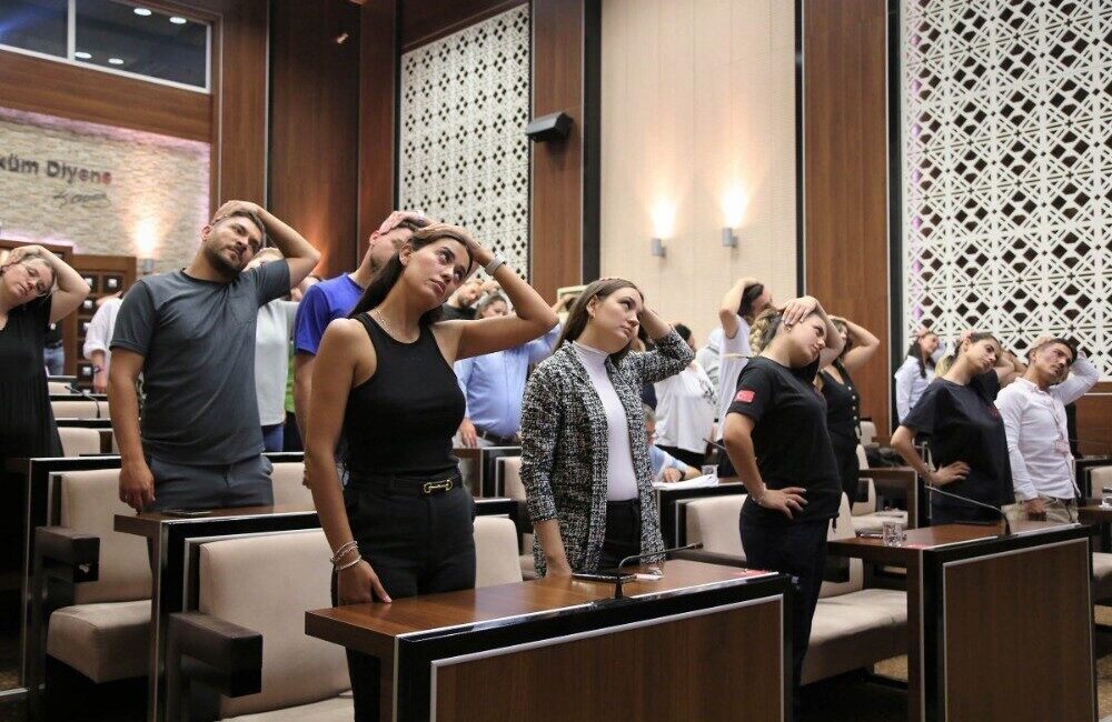 Ankara'nın Keçiören Belediyesi tarafından personele, sağlık alanında daha donanımlı hale