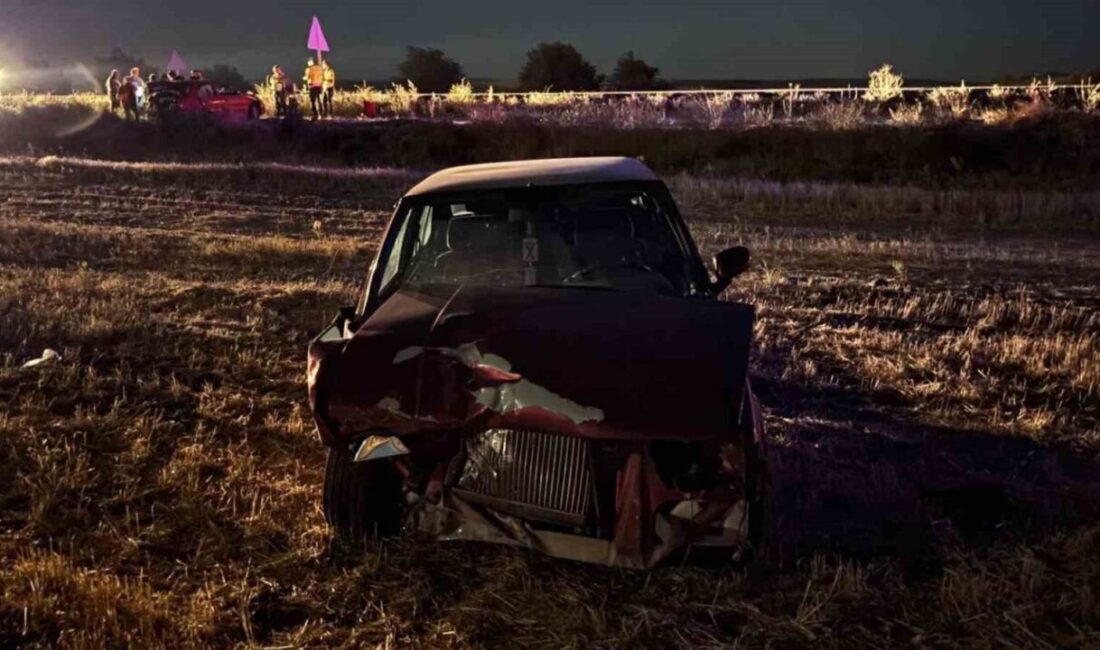 Kırıkkale’de iki otomobilin çarpışması sonucu meydana gelen trafik kazasında 4