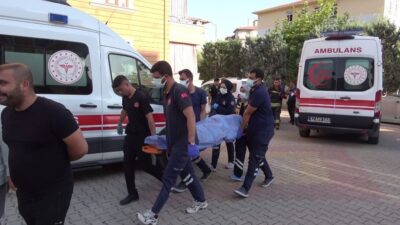 Konya’da kötü koku ihbarı üzerine harekete geçen ekipler, girdikleri evde