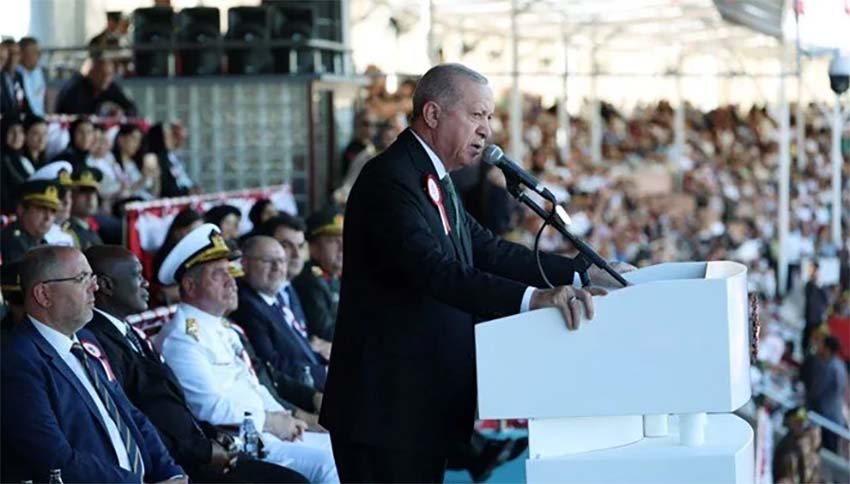 Cumhurbaşkanı Recep Tayyip Erdoğan, Milli Savunma Üniversitesi Harp Okulları Mezuniyet