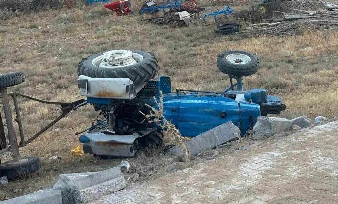 Yozgat’ın Şefaatli ilçesinde meydana gelen traktör kazasında, karı koca hayatını