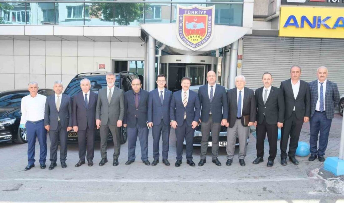 Ankara'da Türkiye Şoförler ve Otomobilciler Federasyonu’nun (TŞOF) ev sahipliğinde, servis