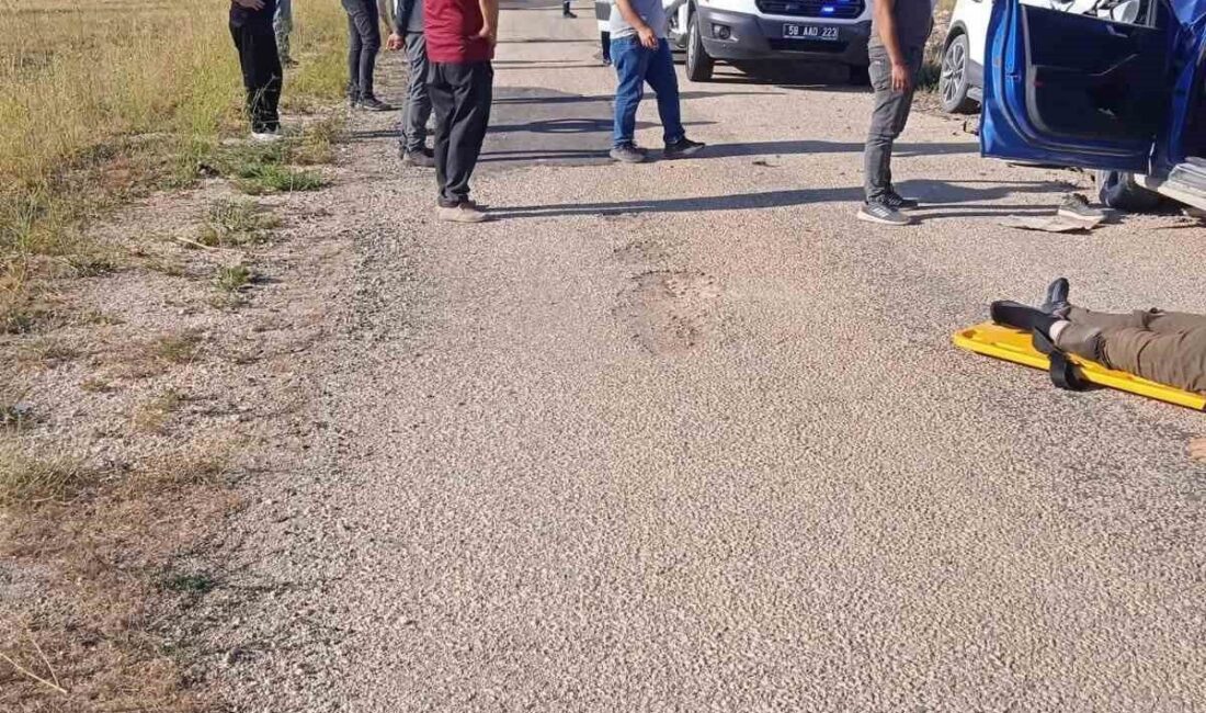 Sivas’ın Gürün ilçesinde iki otomobilin kafa kafaya çarpıştığı kazada 1